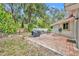 Outdoor patio with grill and table at 509 Osprey Ln, Winter Springs, FL 32708