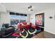 Charming living room with a large window view, sleek furniture, and modern decor at 521 Marina Point Dr # 521, Daytona Beach, FL 32114