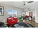 Bright and airy living room with water views, stylish furniture, and chic accents at 521 Marina Point Dr # 521, Daytona Beach, FL 32114