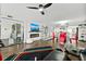 Open living space with views of the dining area, fireplace, and modern decor that is perfect for entertaining at 521 Marina Point Dr # 521, Daytona Beach, FL 32114