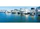 Boats docked in community marina, providing convenient access for boating enthusiasts and waterfront living at 521 Marina Point Dr # 521, Daytona Beach, FL 32114