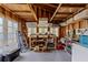 Wooden shed, complete with shelving and organized tools, offering ample storage space at 53722 Rivertrace Rd, Astor, FL 32102