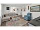 Bright living room with modern furniture, neutral color palette and stylish decor, creating an inviting atmosphere at 898 Glasgow Ave, Deltona, FL 32738