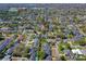 Expansive aerial view of a residential neighborhood, highlighting lush greenery and nearby Maitland Middle School at 901 Ponca Trl, Maitland, FL 32751