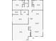 Here's the floor plan of the home showcasing three bedrooms, two bathrooms, a kitchen, a living room, and a garage at 926 Sycamore St, Daytona Beach, FL 32114
