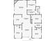 Detailed floor plan outlining the layout of the home's rooms and dimensions at 1135 Holly Ave, Daytona Beach, FL 32117