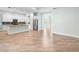 Open concept living area featuring wood flooring and recessed lighting at 1341 Hayton Ave, Deland, FL 32724