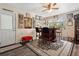 A fully decorated bar area with vinyl floors and a view to the exterior at 1930 S Clara Ave, Deland, FL 32720