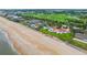 Expansive beachfront estate boasting a luxurious home, pool, and direct access to the sandy shore at 201 Ocean Shore Blvd, Ormond Beach, FL 32176