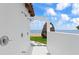 Convenient outdoor shower area with multiple shower heads, ideal for rinsing off after a day at the beach at 201 Ocean Shore Blvd, Ormond Beach, FL 32176