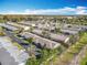 Aerial view of the Beresford Manor community showing the layout and landscaping at 202 Oakleigh Dr # 90, Deland, FL 32724