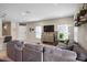 Comfortable living room with modern decor and plenty of natural light at 206 Beautyberry Ln, Sanford, FL 32771