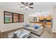 Open living area connected to a modern kitchen and dining area, great for entertaining and Gathering time at 3346 Pegaso Ave, New Smyrna Beach, FL 32168