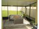 Relaxing screened patio featuring comfortable seating and cozy decor at 339 Spruce Pine Dr, Debary, FL 32713