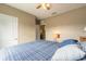 Serene bedroom with comfortable bed, stylish bedding, and ample natural light at 347 Admiralty Ct, Edgewater, FL 32141