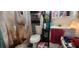 Small bathroom with a shower, toilet, and a small vanity sink at 411 Banana Cay Dr # C, South Daytona, FL 32119