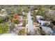 Neighborhood street lined with various homes and mature trees creating a quaint, serene environment at 414 Ellsworth St, Daytona Beach, FL 32114