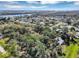This scenic aerial view shows the home's close proximity to waterways and other homes in the community at 4282 Alice St, Edgewater, FL 32141