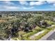 A scenic aerial view of the property shows its proximity to lush green trees and the beautiful neighborhood at 4282 Alice St, Edgewater, FL 32141