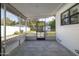 Enjoy the outdoors from this screened lanai, with tile floors and views of the backyard at 509 Mcintosh Rd, Ormond Beach, FL 32174