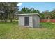 Outdoor shed with ample room for yard tools, storage, or a workshop at 512 Power Rd, Sanford, FL 32771