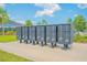 Outdoor mailboxes stand in a row, offering convenient mail access for residents with lush landscaping at 6263 W Fallsgrove Ln, Port Orange, FL 32128