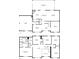Full floor plan showcasing kitchen, living room, dining area, bedrooms, loft, screened porch, and garage at 707 Leeward Dr, Deltona, FL 32738