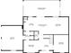 Floor plan showcasing kitchen, living room, dining area, screened porch, and garage at 707 Leeward Dr, Deltona, FL 32738