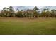 Expansive grassy field surrounded by mature trees at 903 Victoria Hills S Dr, Deland, FL 32724