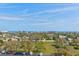 Panoramic city view from the building showcasing the surrounding landscape and distant cityscape at 925 N Halifax Ave # 910, Daytona Beach, FL 32118