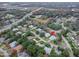 Aerial view of neighborhood, showing this single story home and surrounding community at 102 Underbrush Trl, Port Orange, FL 32128