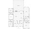 Detailed floor plan showcasing spacious layout with pool, living room, bedrooms, and kitchen at 1058 W Seagate Dr, Deltona, FL 32725
