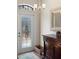 Charming foyer featuring a decorative front door and console table, creating a welcoming entrance at 1062 Golf View Estates Dr, Orange City, FL 32763