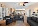 Open floor plan showcases the living room and kitchen at 1062 Golf View Estates Dr, Orange City, FL 32763