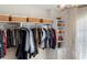 Walk-in closet with custom shelving and window at 1062 Golf View Estates Dr, Orange City, FL 32763