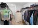 Walk-in closet with shelving and ample storage space for clothing and accessories at 1088 Happy Forest Loop, Deland, FL 32720