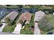 Home with attached garage, well-kept lawn, and mature palms, ready for the next homeowner at 111 Brown Crane Ct, Daytona Beach, FL 32119