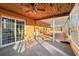 Spacious outdoor patio perfect for entertaining or enjoying the weather at 1493 Derbyshire Rd, Daytona Beach, FL 32117