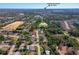 Aerial view of single-Gathering home featuring a swimming pool in a residential area near Daytona International Speedway at 1609 Raleigh Ave, Daytona Beach, FL 32117
