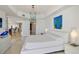 Bright bedroom featuring stylish decor and a beautiful ocean view at 1900 N Atlantic Ave # 504, Daytona Beach, FL 32118