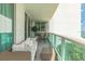 Inviting balcony with comfortable seating and views of the surrounding area at 241 Riverside Dr # 207, Daytona Beach, FL 32117