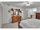 View of the main bedroom with a vanity, closet, and entry to the main bathroom at 29 Ramblewood Trl, Deland, FL 32724