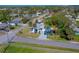 Aerial view of neighborhood featuring home and lush landscaping at 302 Lafayette St, Port Orange, FL 32127