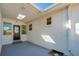Enclosed patio with skylight and glass door at 302 Lafayette St, Port Orange, FL 32127