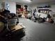 Spacious garage with ample storage and organization, perfect for hobbies, projects, and parking at 3209 S Dorchester Dr, Deltona, FL 32738
