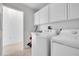Laundry room with white washer and dryer at 369 Caddie Dr, Debary, FL 32713