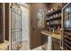 Wet bar with a wine refrigerator and beer tap at 3955 Equine Cv, Lake Mary, FL 32746