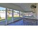 Sunroom with stone island, lots of windows, and backyard views at 437 Merrimac Dr, Port Orange, FL 32127