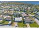 This is a great aerial view of a beautiful residential neighborhood, complete with lush landscaping and mature trees at 44 Sunset Blvd, Ormond Beach, FL 32176