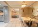 Open dining area leading into the kitchen and living room space at 44 Sunset Blvd, Ormond Beach, FL 32176